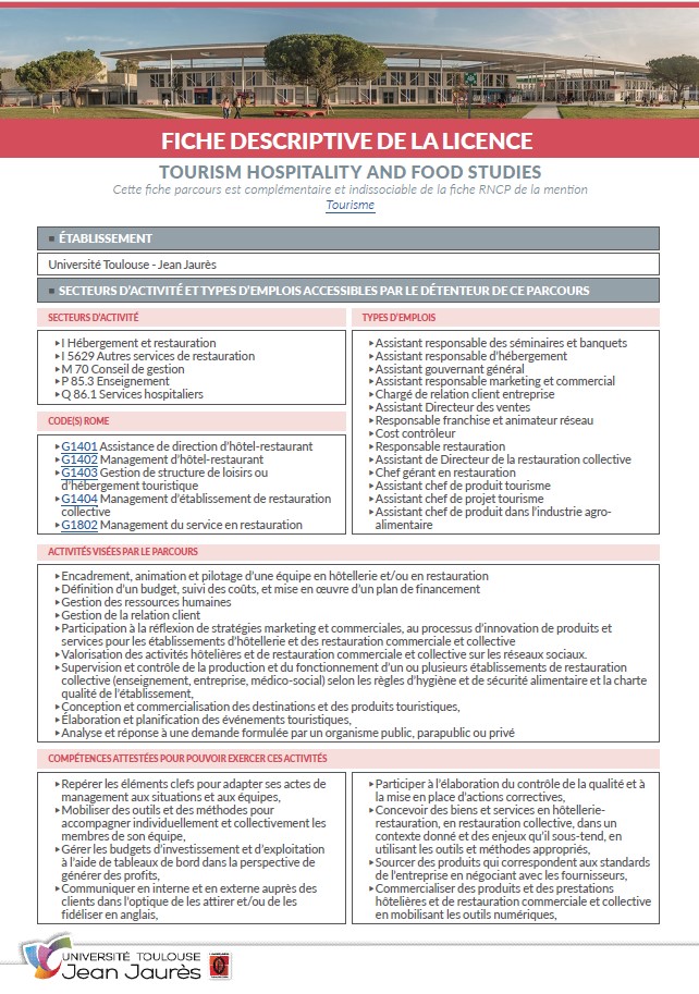 Image fiche descriptive Licence THFS