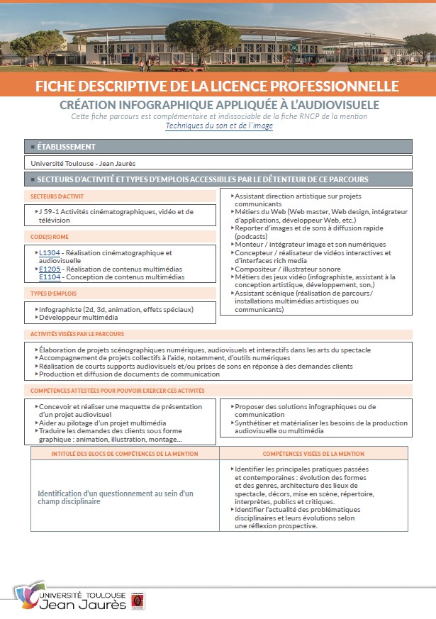 Image Fiche descriptive LP Création infographique