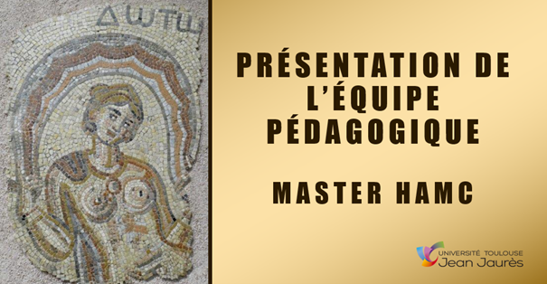 Présentation équipe pédagogique Master HAMC